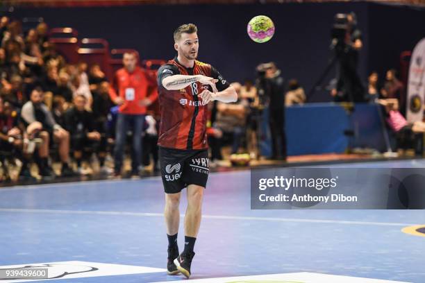Vasja Furlan of Ivry during the Lidl Star Ligue match between Ivry and Paris Saint Germain on March 28, 2018 in Paris, France.