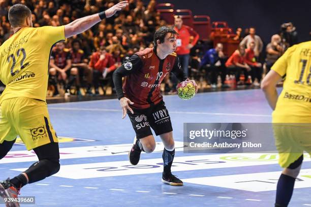 Leo Martinez of Ivry during the Lidl Star Ligue match between Ivry and Paris Saint Germain on March 28, 2018 in Paris, France.