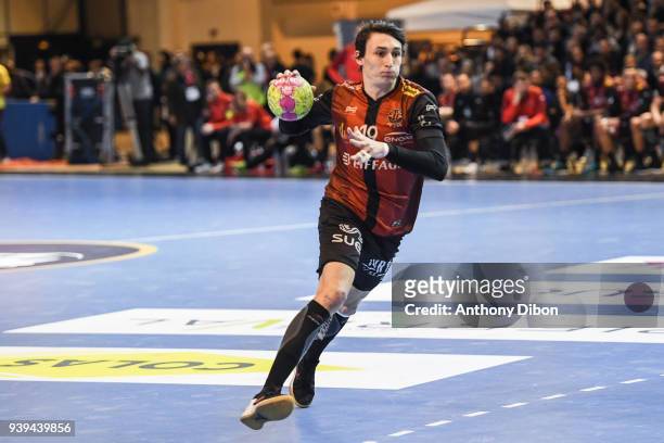 Leo Martinez of Ivry during the Lidl Star Ligue match between Ivry and Paris Saint Germain on March 28, 2018 in Paris, France.