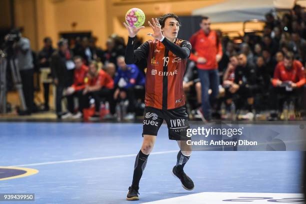 Leo Martinez of Ivry during the Lidl Star Ligue match between Ivry and Paris Saint Germain on March 28, 2018 in Paris, France.