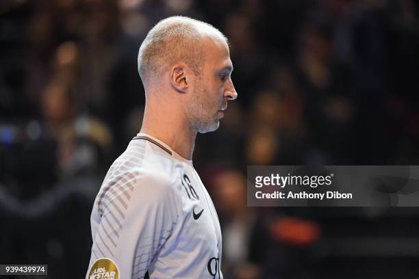 Thierry Omeyer of PSG during the Lidl Star Ligue match between Ivry and Paris Saint Germain on March 28, 2018 in Paris, France.