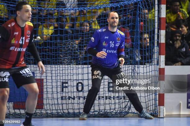 Francois Xavier Chapon of Ivry during the Lidl Star Ligue match between Ivry and Paris Saint Germain on March 28, 2018 in Paris, France.