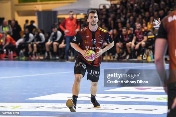 Vasja Furlan of Ivry during the Lidl Star Ligue match between Ivry and Paris Saint Germain on March 28, 2018 in Paris, France.