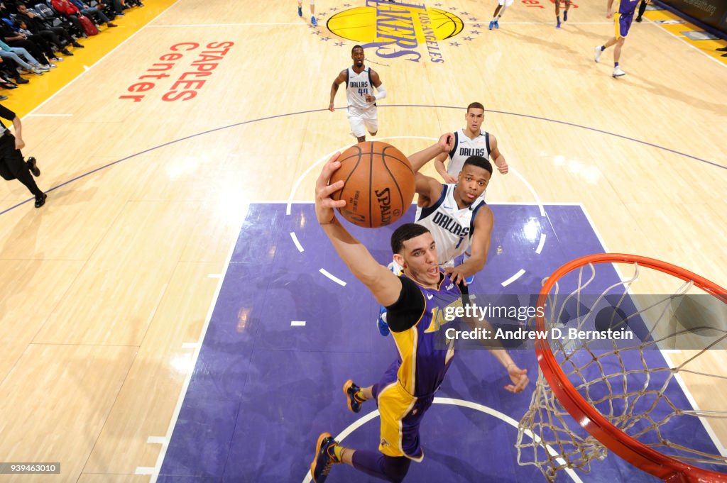 Dallas Mavericks v Los Angeles Lakers
