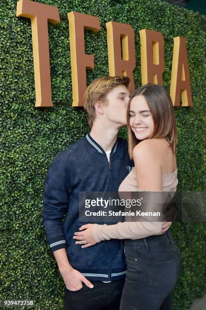 Bailee Madison and Alex Lange attend Terra Grand Opening at Eataly Los Angeles at Eataly LA on March 28, 2018 in Los Angeles, California.