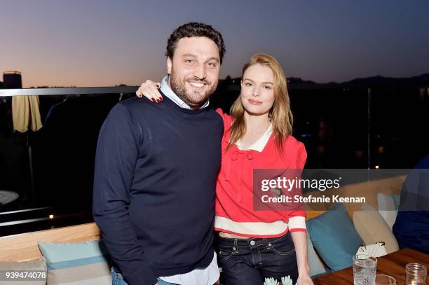 Nicola Farinetti and Kate Bosworth attend Terra Grand Opening at Eataly Los Angeles at Eataly LA on March 28, 2018 in Los Angeles, California.