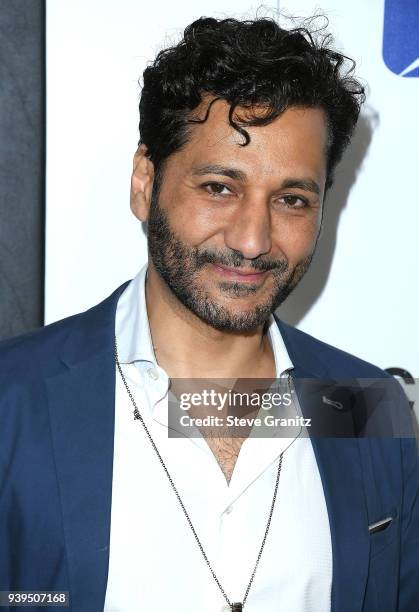 Cas Anvar arrives at the Premiere Of Entertainment Studios Motion Picture's "Chappaquiddick" at Samuel Goldwyn Theater on March 28, 2018 in Beverly...