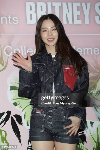 South Korean actress Ahn So-Hee attends the photocall for 'KENZO' Cheongdam Flagship Store Opening on March 28, 2018 in Seoul, South Korea.