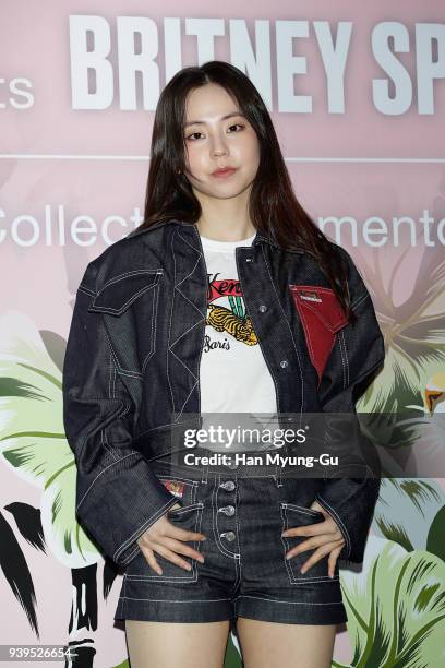 South Korean actress Ahn So-Hee attends the photocall for 'KENZO' Cheongdam Flagship Store Opening on March 28, 2018 in Seoul, South Korea.