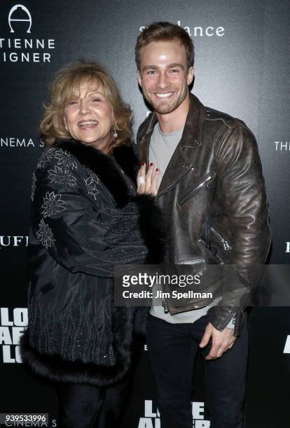 Brenda Vaccaro and Levi Bradley attend the screening of Sundance Selects' "Love After Love" hosted by The Cinema Society with Etienne Aigner and...