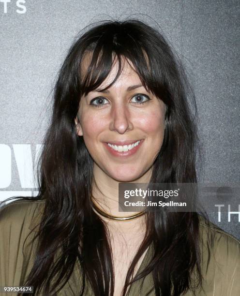 Christina Viviani attends the screening of Sundance Selects' "Love After Love" hosted by The Cinema Society with Etienne Aigner and Ruffino at The...