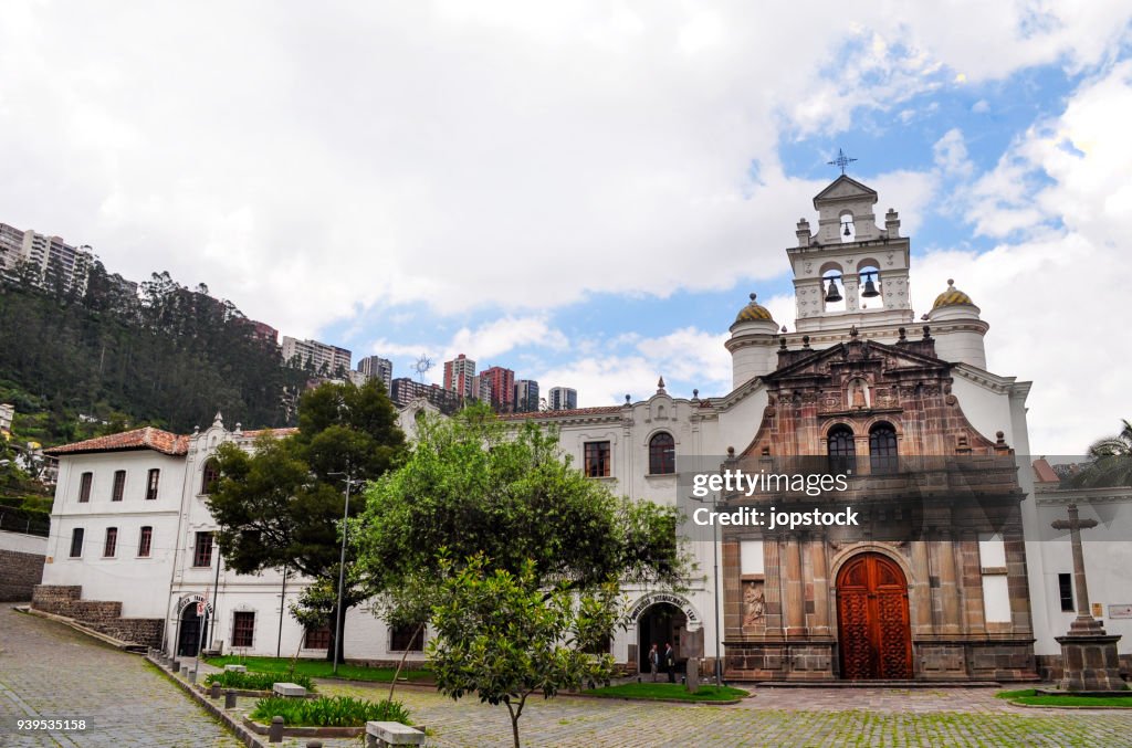 Guapulo Church in Quito, Ecuador