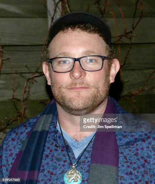 Actor/comedian James Adomian attends the screening after party for Sundance Selects' "Love After Love" hosted by The Cinema Society with Etienne...