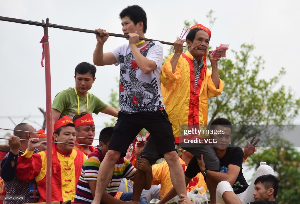 Villagers Celebrate Junpo Festival In Qionghai