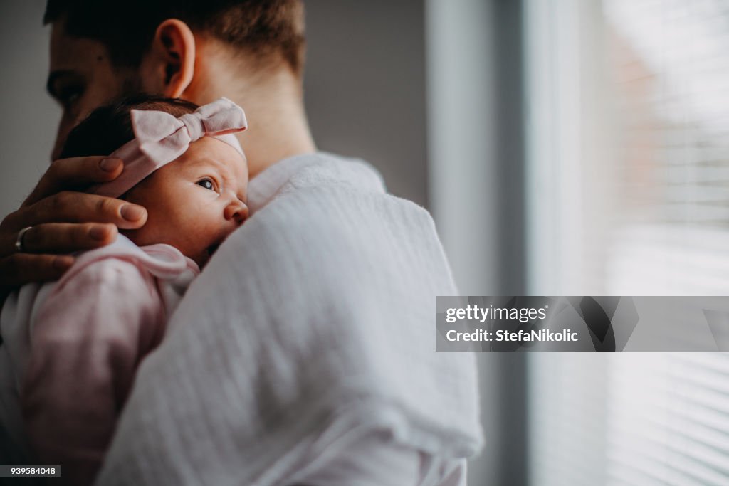 Newborn with Father