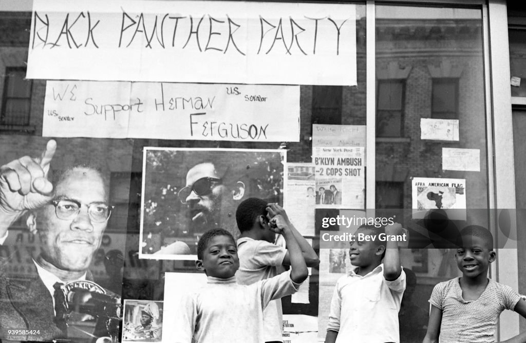 Outside A Black Panther Office