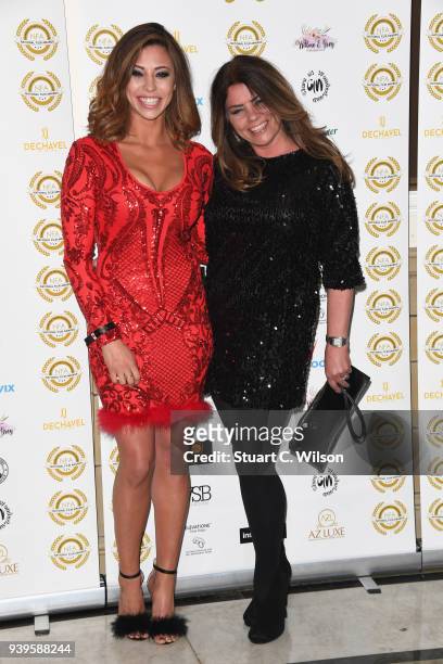 Pascal Craymer and a guest attend the National Film Awards UK at Porchester Hall on March 28, 2018 in London, England.
