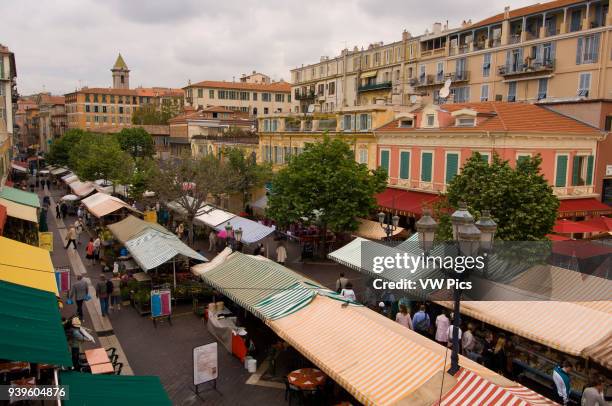 MarchŽ aux Fleurs, Cours Saleya, Nice, French Riviera, France.