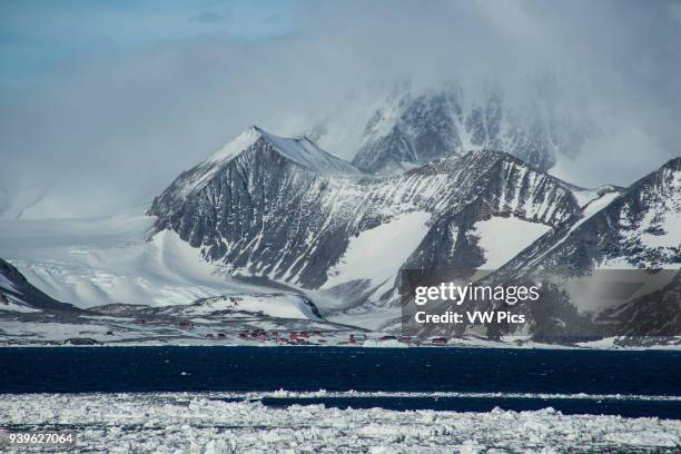 Argentina's research station Esperanza, in Hope Bay. One of the two civilian settlements in Antarctica.