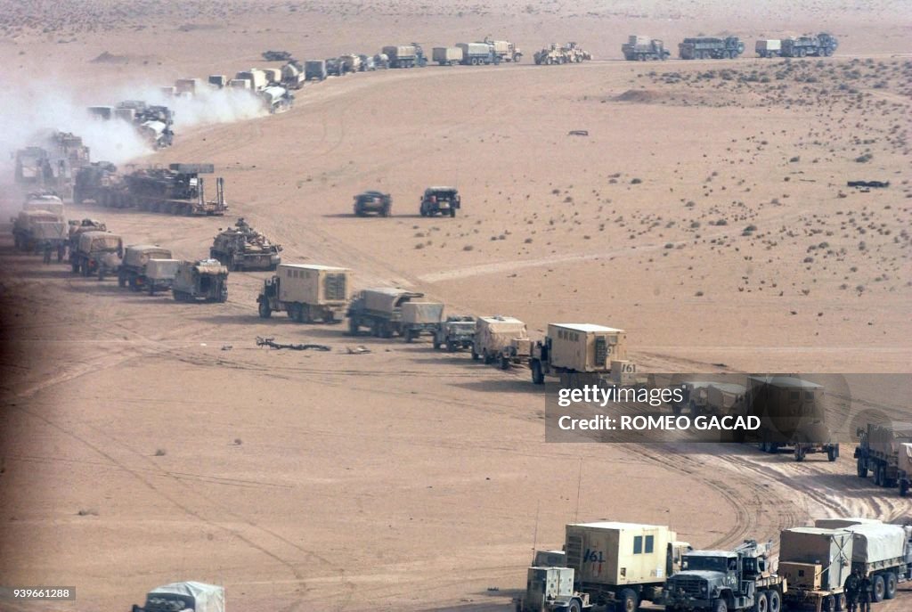 TOPSHOT-IRAQ-SOUTH-US TROOPS