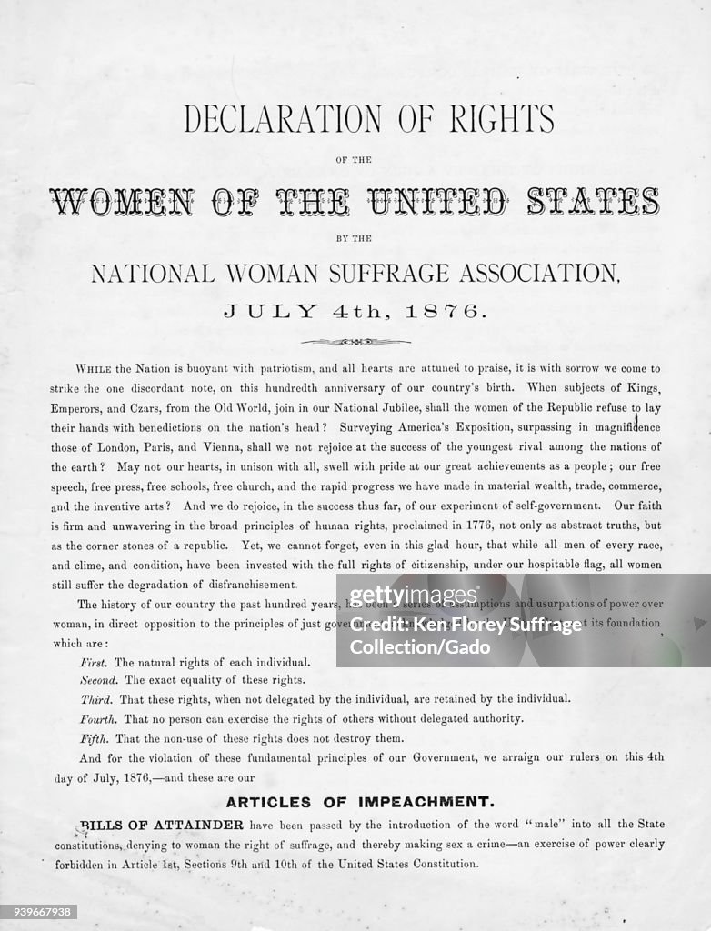 Suffrage Rights Declaration