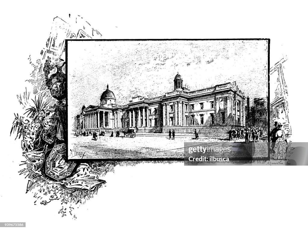 Antique illustrations of England, Scotland and Ireland: National Gallery