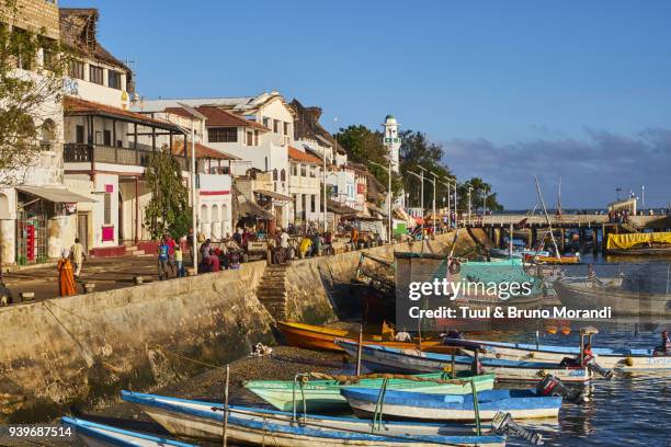 kenya, lamu island, lamu town - quênia - fotografias e filmes do acervo