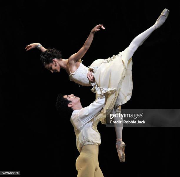 Francesca Hayward as Manon and Federico Bonelli as Des Grieux in the Royal Ballet's production of Kenneth MacMillan's Manon at the Royal Opera House...