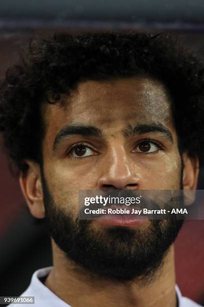 Mohamed Salah of Egypt during the International Friendly match between Egypt and Greece at Stadion Letzigrund at Letzigrund on March 27, 2018 in...