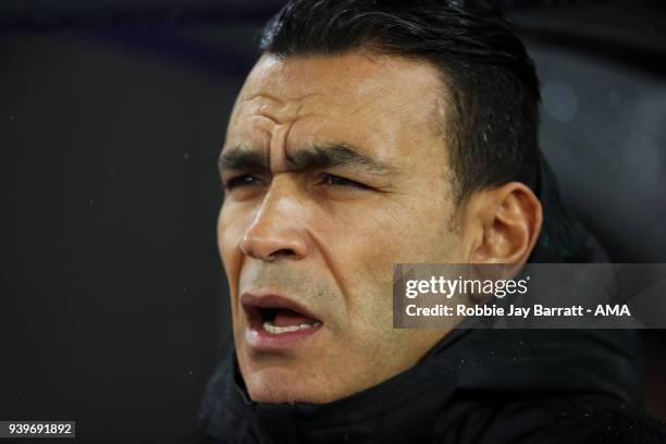 Essam Elhadary of Egypt during the International Friendly match between Egypt and Greece at Stadion Letzigrund at Letzigrund on March 27, 2018 in...