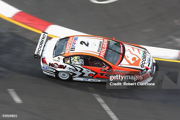 Garth Tander drives the Holden Racing Team Holden during race 25 for the Sydney 500 Grand Finale, which is round 14 of the V8 Supercar Championship...
