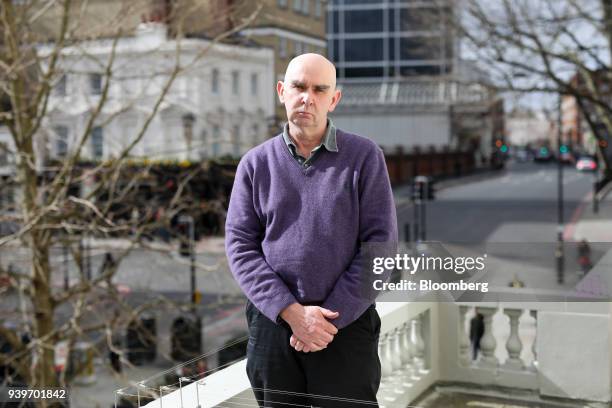 Boris Karpichkov, former KGB agent, poses for a photograph during an interview in London, U.K., on Friday, March 23, 2018. Karpichkov says Sergei...
