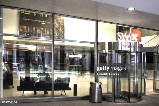 Geography, international, swx, switzerland, zurich, architecture, banking, blue, stock exchange, building, business, city, pillar, economy,...