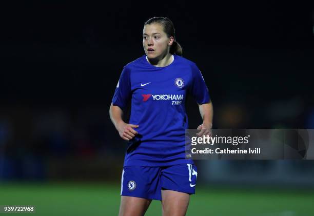 Fran Kirby of Chelsea Ladies during the UEFA Womens Champions League Quarter-Final Second Leg between Chelsea Ladies and Montpellier at The Cherry...