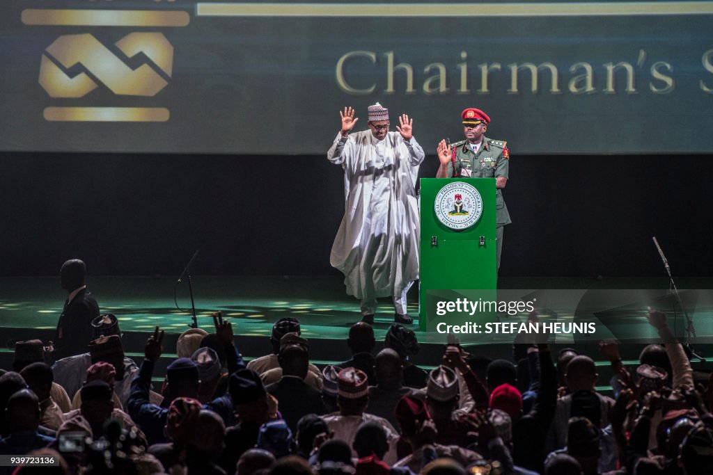 TOPSHOT-NIGERIA-GOVERNMENT-PARTY-APC