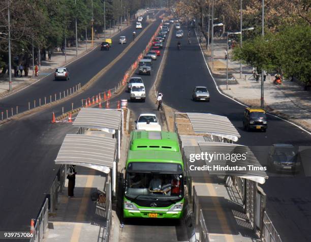 Bus Corridor 235 Bus Rapid Transit Corridor Stock Photos, High-Res Pictures, and ...