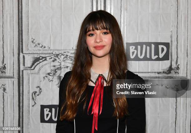 Actress Malina WeissmanÊvisits Build Series to discuss Netflix's series "Lemony Snicket's A Series of Unfortunate Events" at Build Studio on March...