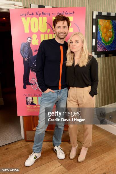 David Tennant and producer Georgia Tennant attend a special screening of "You, Me And Him" at Charlotte Street Hotel on March 29, 2018 in London,...