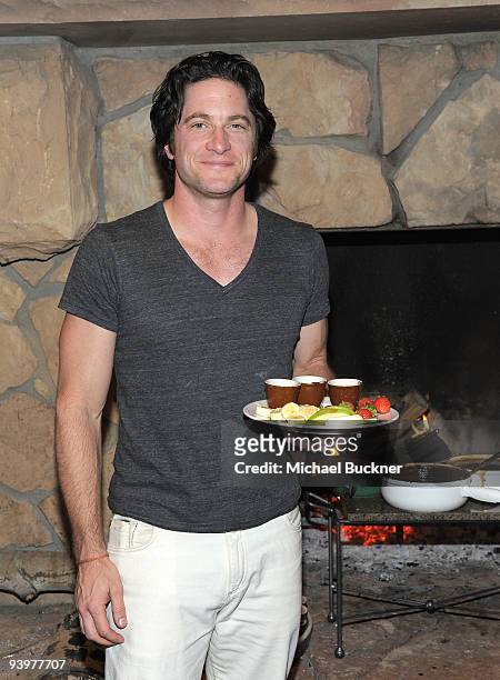 Actor David Conrad attends the VIP Welcome Dinner at the 18th Juma Entertainment's Deer Valley Celebrity Skifest at Empire Canyon Lodge on December...