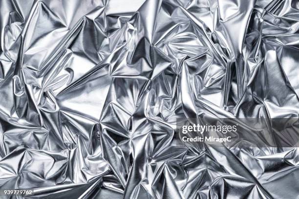 bright silver textile texture - silver photos et images de collection