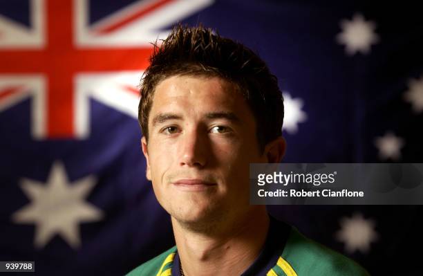 Portrait of Australian soccer player Harry Kewell, during a photo call held today at the Crown Towers, Melbourne, Australia. DIGITAL IMAGE Mandatory...