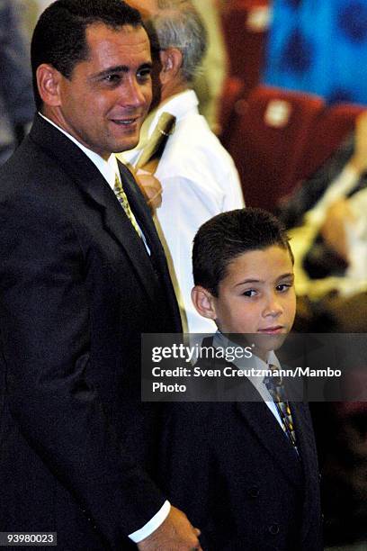 July 4, 2002: Elian Gonzalez and his father Juan Miguel attend an unprecedented Fourth of July celebration led by Cuba�s Revolution leader Fidel...