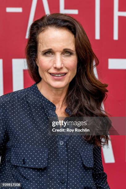 Andie MacDowell discusses "Love After Love" durig SAG-AFTRA Foundation conversations at The Robin Williams Center on March 29, 2018 in New York City.