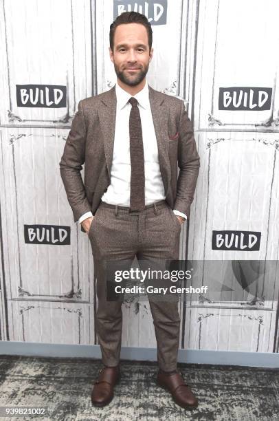 Actor Chris Diamantopoulos visits Build Series to discuss the Amazon Prime web TV series 'The Dangerous Book for Boys' at Build Studio on March 29,...