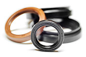 Oil seal with shallow depth of field