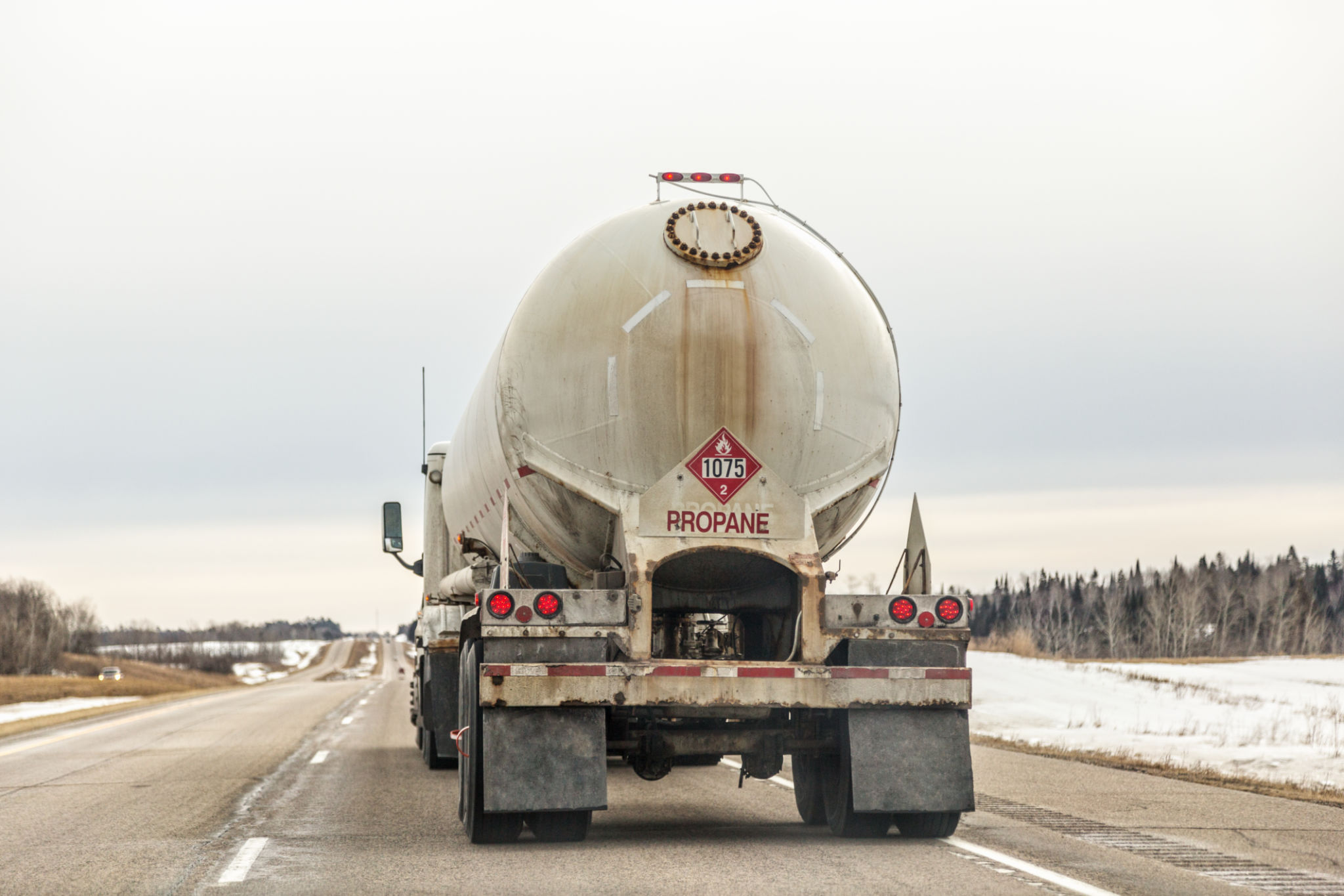 gas delivery truck
