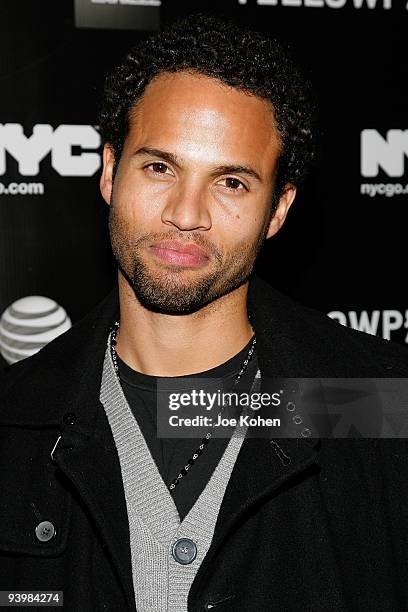 Personality and VJ Quddus attends the NYC Extreme Locals Launch at M Studio on December 4, 2009 in New York City.