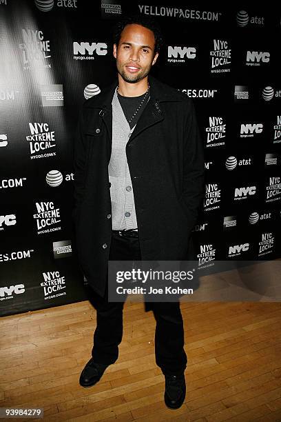 Personality and VJ Quddus attends the NYC Extreme Locals Launch at M Studio on December 4, 2009 in New York City.