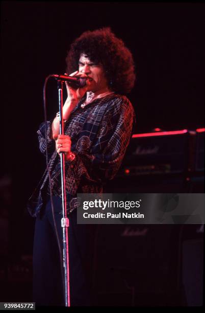 Dan McCafferty of Nazareth at the Alpine Valley Music Theater in East Troy, Wisconsin, July 13, 1977.