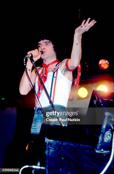 Dan McCafferty of Nazareth performing at the Aragon Ballroom In Chicago, Illinois, March 23, 1979.